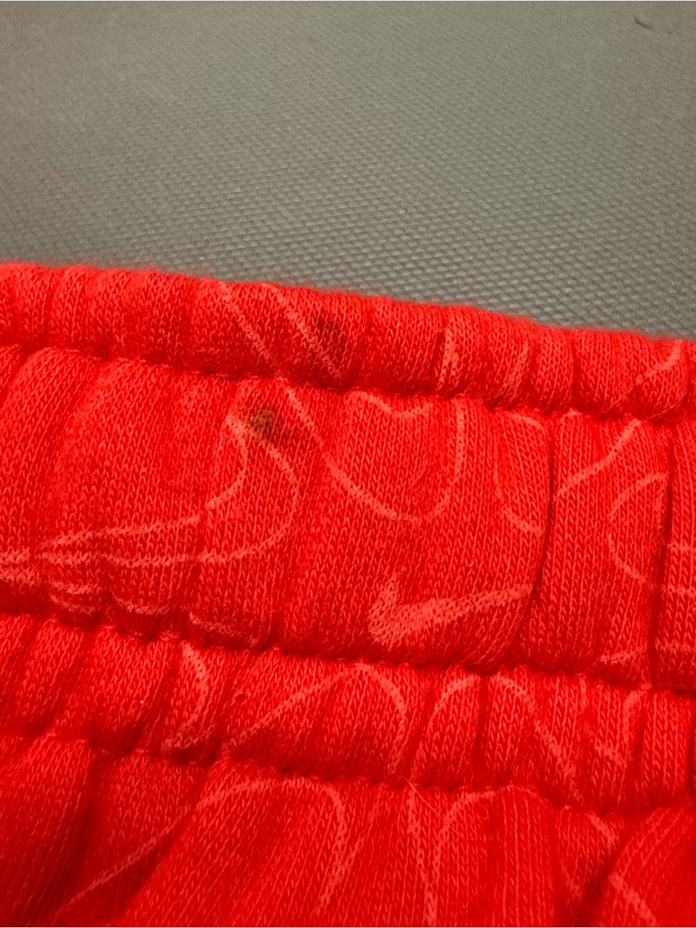 Nike Men's Sportswear Club Fleece BB AOP Sweat Shorts Red Gym Athleisure XL - Picture 9 of 10
